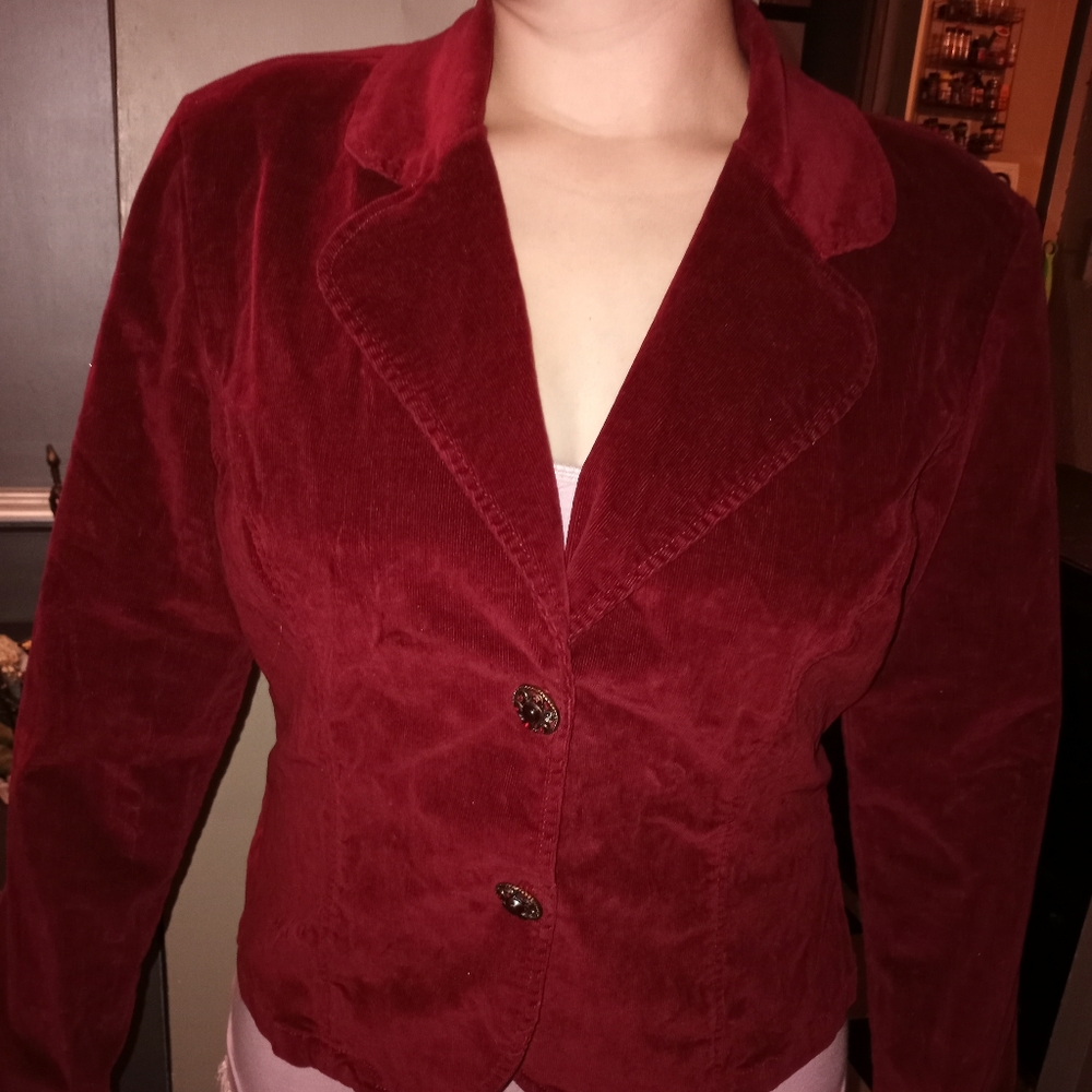 Burgundy/wine cursory jacket/blazer